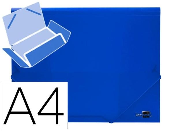 CARPETA LD POLIP.A4 3-S-AZUL 19994/CG69