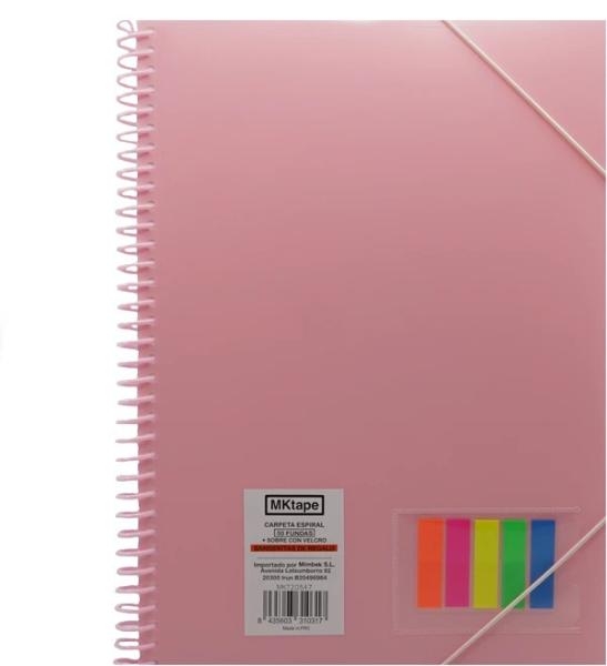 CARPETA MKT Fº 50-FUNDAS ROSA MKT20567