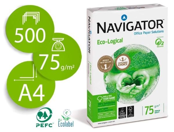 PAPEL MULT.BLANCO A4/75g NAVIGATOR P/500