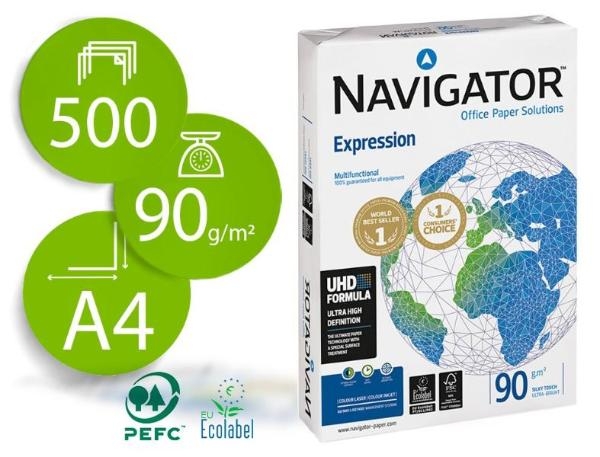 PAPEL MULT.BLANCO A4/90g NAVIGATOR P/500