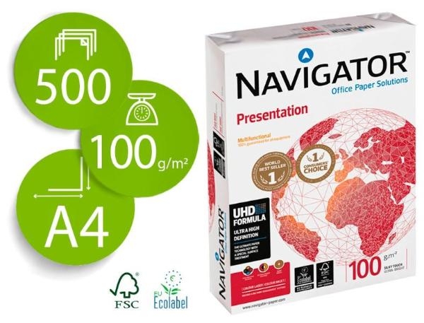 PAPEL MULT.BLANCO A4/100g NAVIGATO.P/500