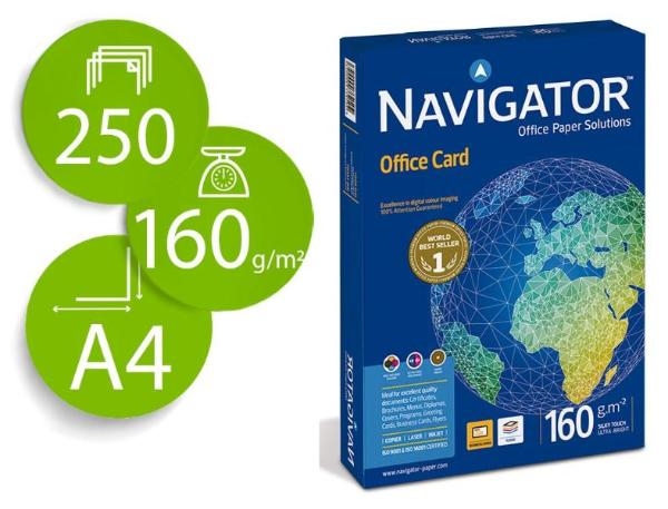 PAPEL MULT.BLANCO A4/160g NAVIGATO.P/250