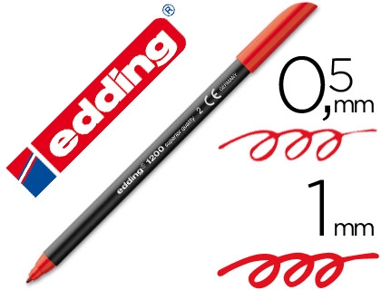ROTULADOR EDDING 1200-02 ROJO
