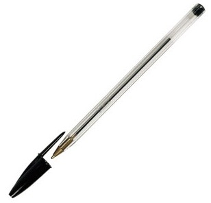 BOLIGRAFO BIC CRISTAL NEGRO MEDIO, UNIDA
