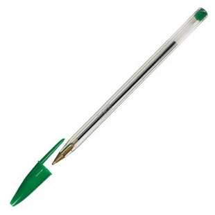 BOLIGRAFO BIC CRISTAL VERDE MEDIO, UNIDA