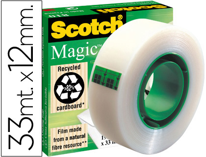 CINTA SCOTCH-MAGIC 810 33x12, UNIDAD