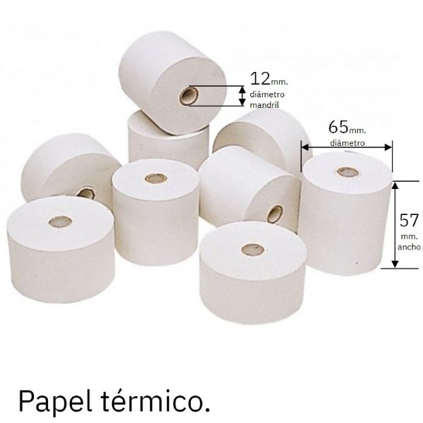 PAPEL SUMAD.TERM.57x60mm QC 21760/2361