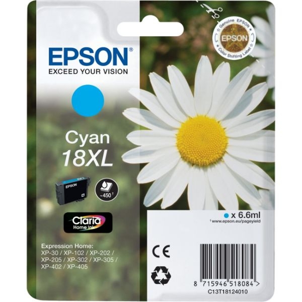 ORIGINAL EPSON 18XL C13T18124010 CIAN